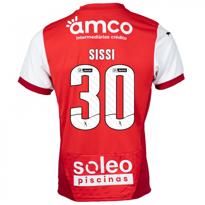 Heren Sissi #30 Rood Wit Thuisshirt Thuistenue 2024/25 T-Shirt België