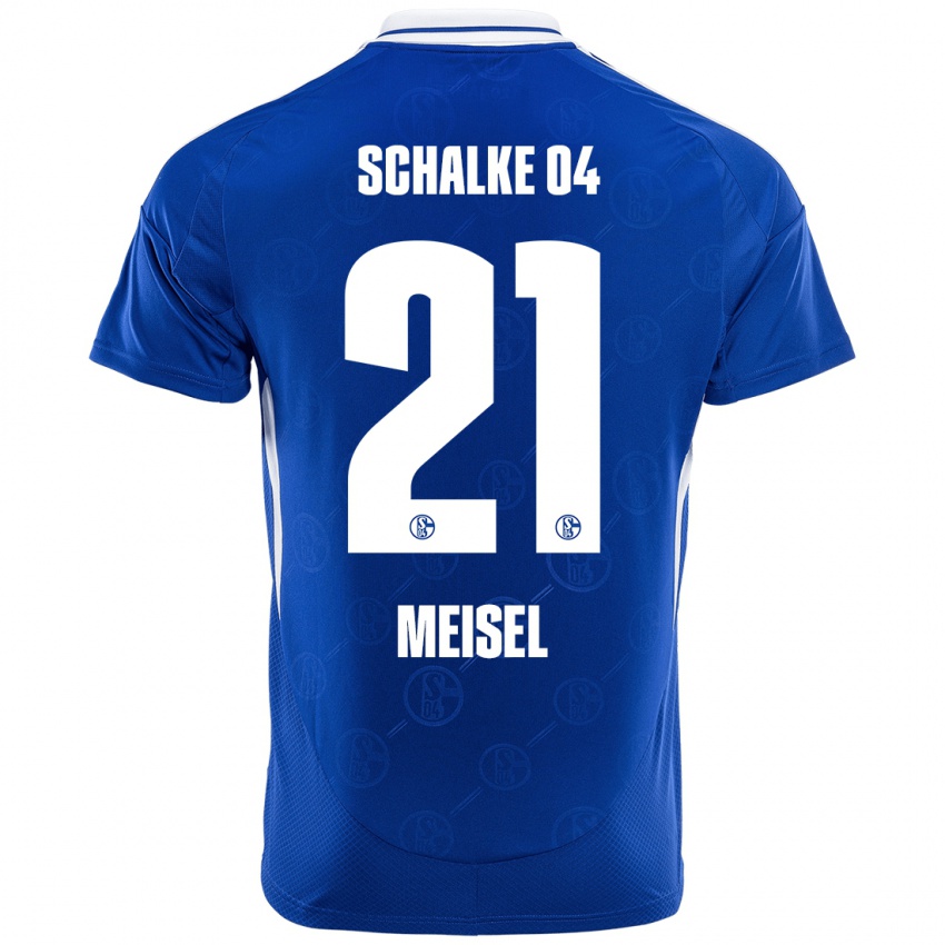 Herren Kelsey Meisel #21 Königsblau Heimtrikot Trikot 2024/25 T-Shirt Belgien