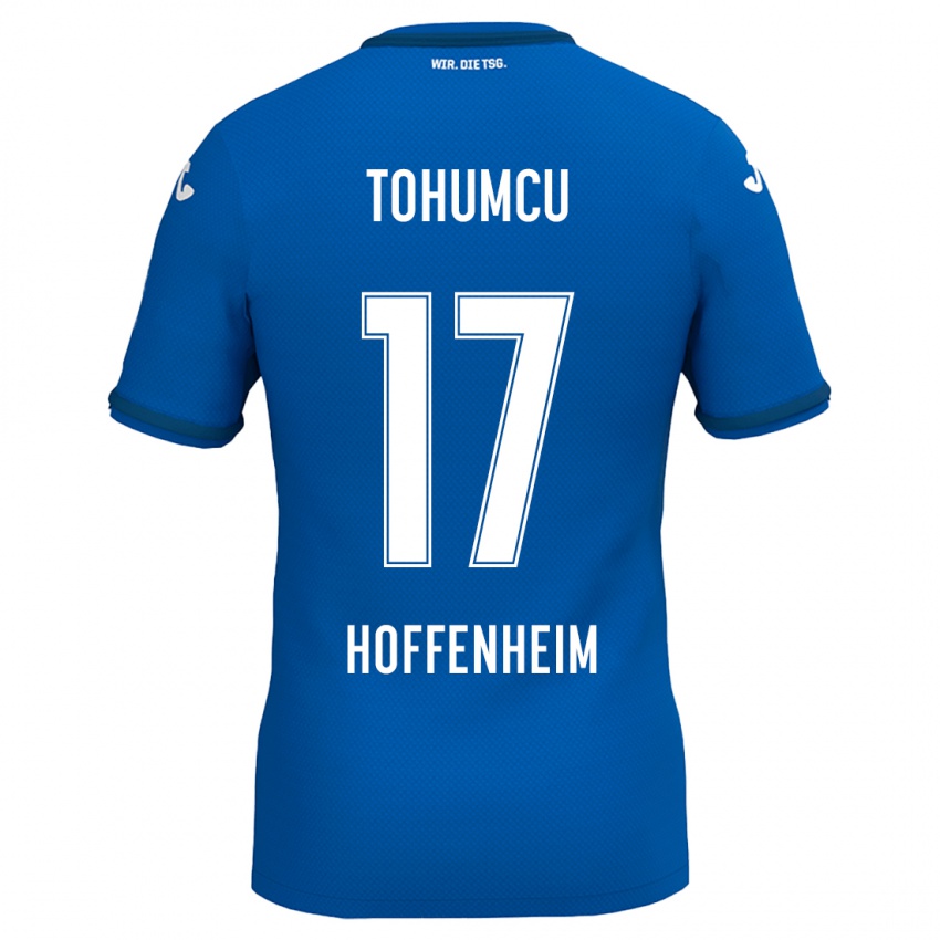 Homme Maillot Umut Tohumcu #17 Bleu Royal Tenues Domicile 2024/25 T-Shirt Belgique