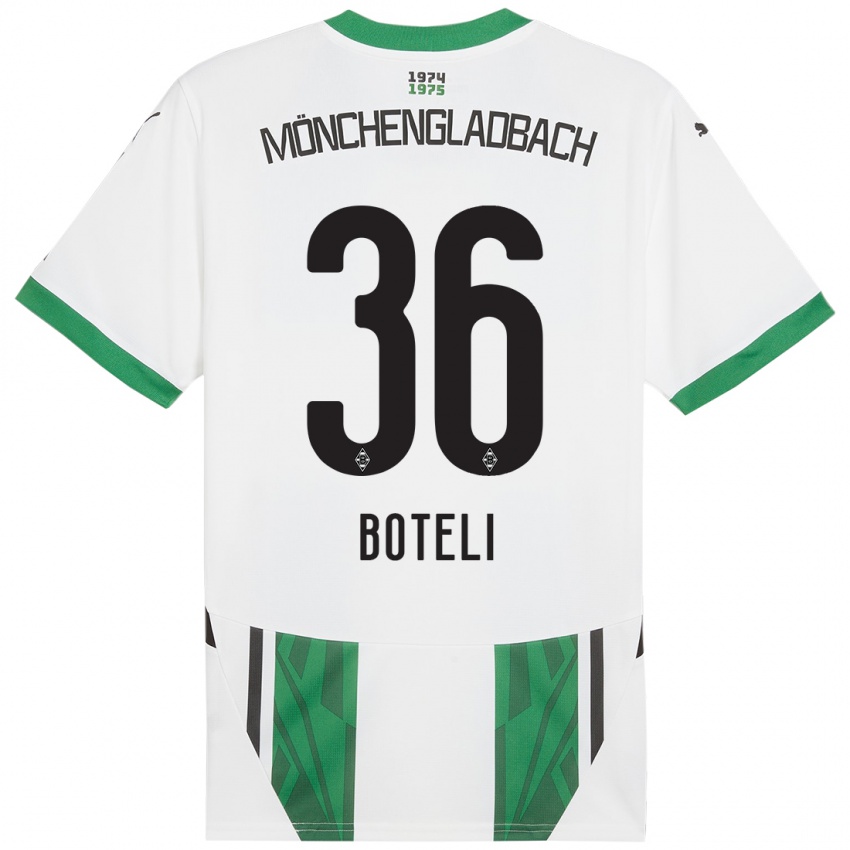 Heren Winsley Boteli #36 Wit Groen Thuisshirt Thuistenue 2024/25 T-Shirt België