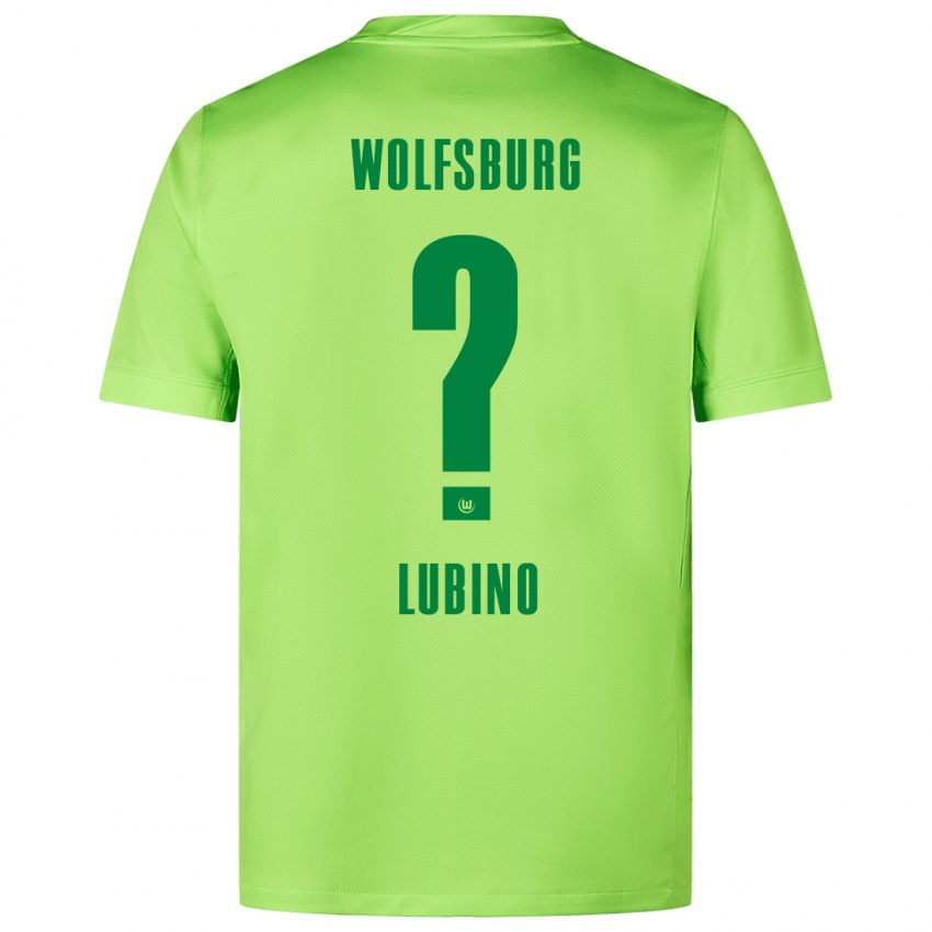 Heren Francesco Lubino #0 Fluorescerend Groen Thuisshirt Thuistenue 2024/25 T-Shirt België