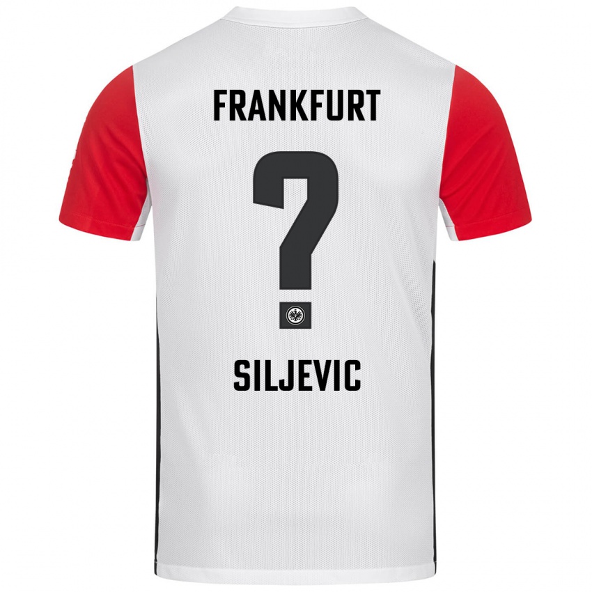 Heren Amil Siljevic #0 Wit Rood Thuisshirt Thuistenue 2024/25 T-Shirt België