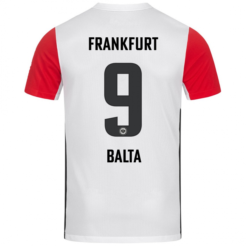 Heren Sahin Balta #9 Wit Rood Thuisshirt Thuistenue 2024/25 T-Shirt België