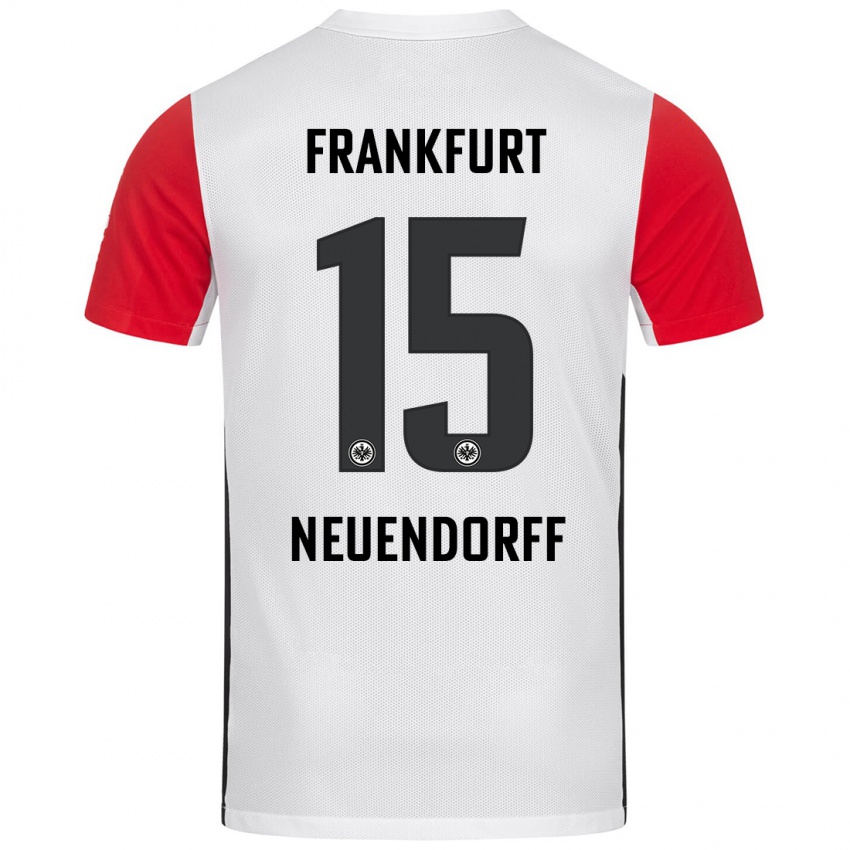 Heren Nilo Neuendorff #15 Wit Rood Thuisshirt Thuistenue 2024/25 T-Shirt België