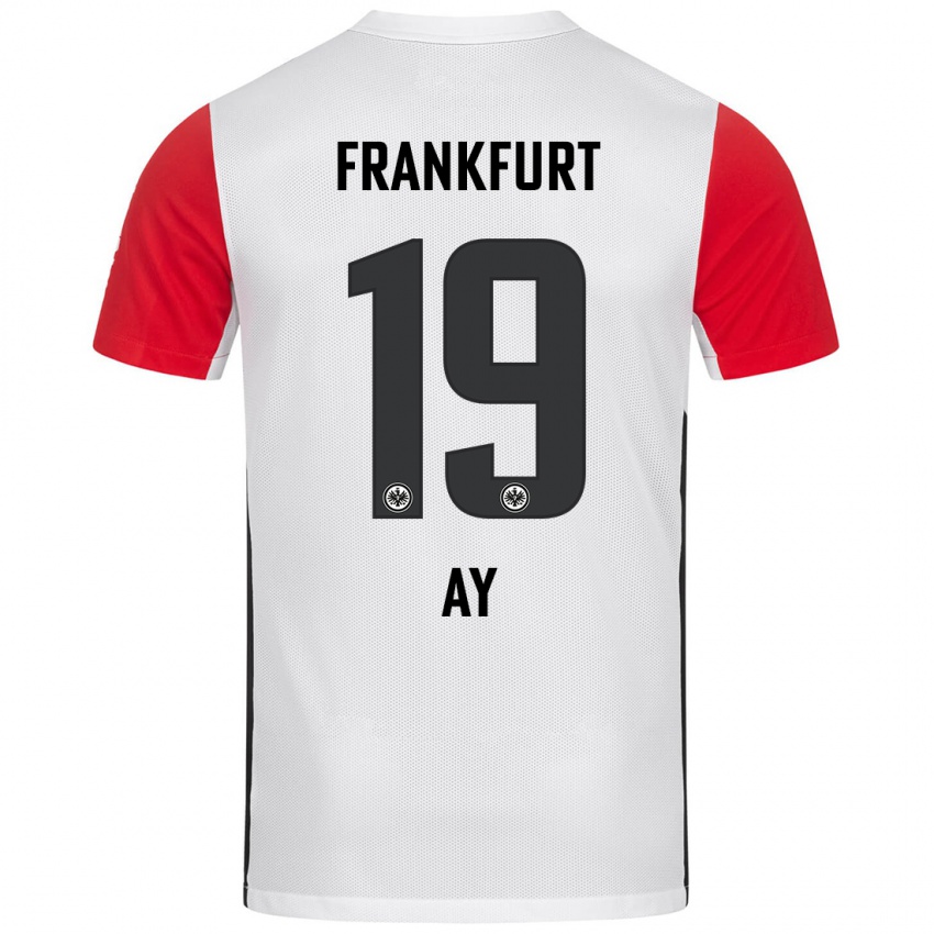 Heren Ugur Ay #19 Wit Rood Thuisshirt Thuistenue 2024/25 T-Shirt België