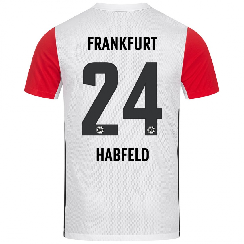 Heren Josef Haßfeld #24 Wit Rood Thuisshirt Thuistenue 2024/25 T-Shirt België