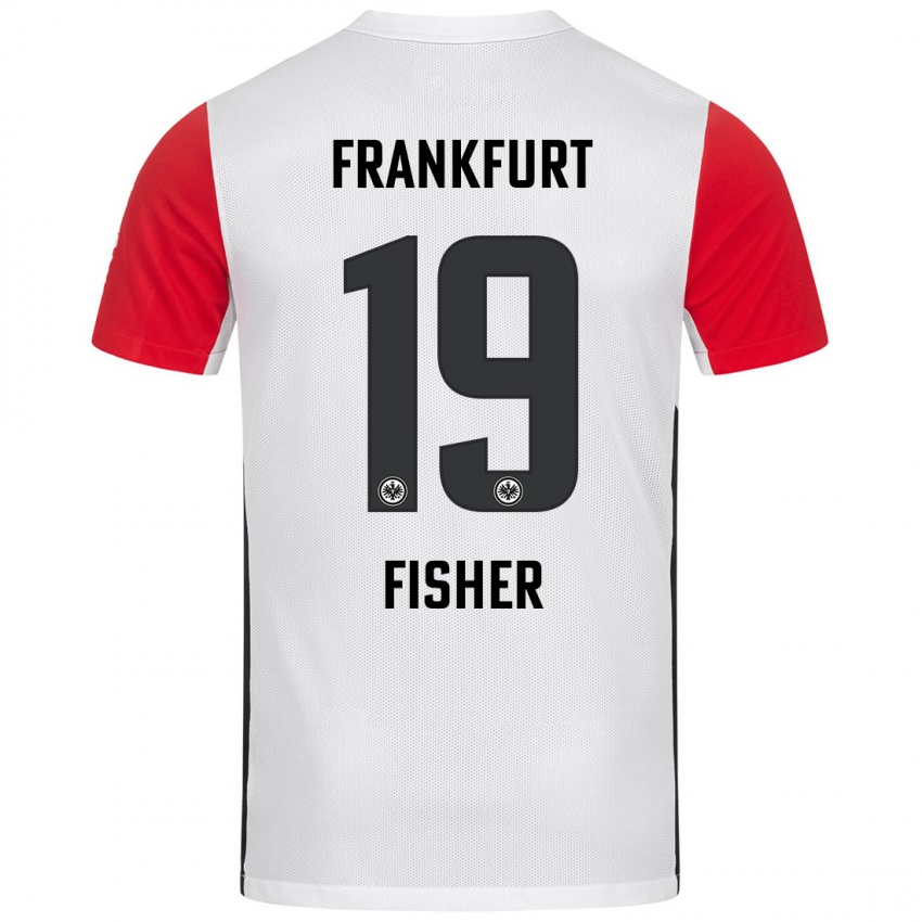 Heren Ben-Luca Fisher #19 Wit Rood Thuisshirt Thuistenue 2024/25 T-Shirt België