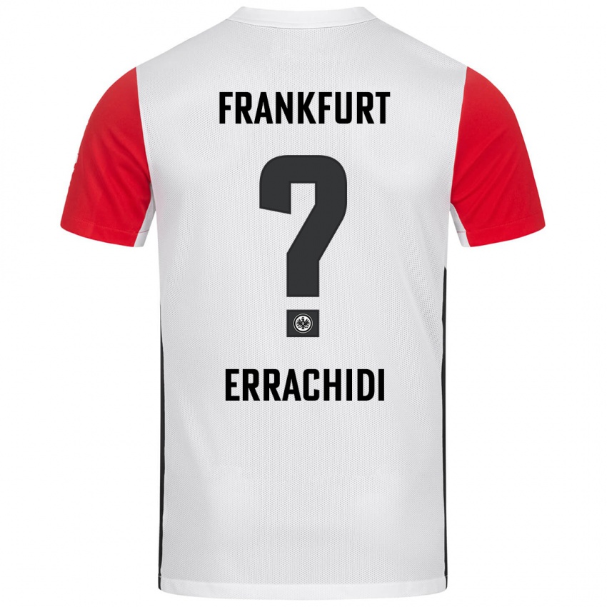 Heren Youness Errachidi #0 Wit Rood Thuisshirt Thuistenue 2024/25 T-Shirt België