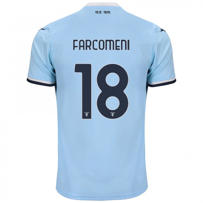 Herren Valerio Farcomeni #18 Blau Heimtrikot Trikot 2024/25 T-Shirt Belgien