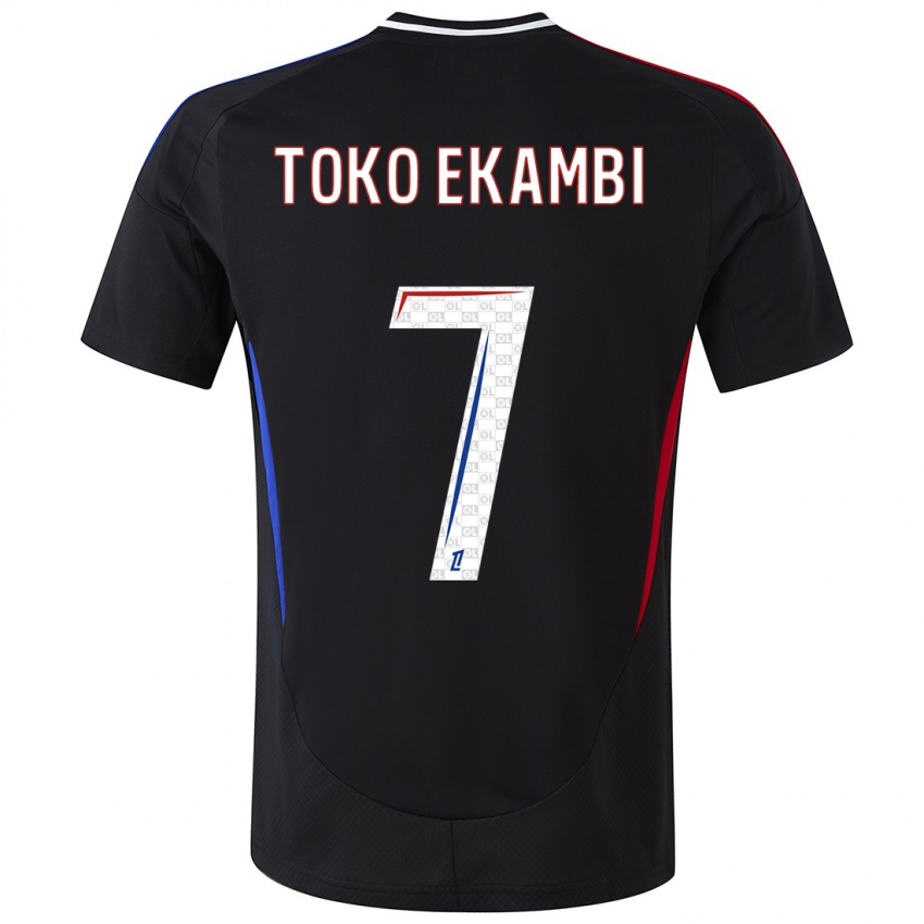 Heren Karl Toko Ekambi #7 Zwart Uitshirt Uittenue 2024/25 T-Shirt België