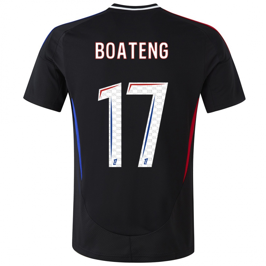 Heren Jerome Boateng #17 Zwart Uitshirt Uittenue 2024/25 T-Shirt België