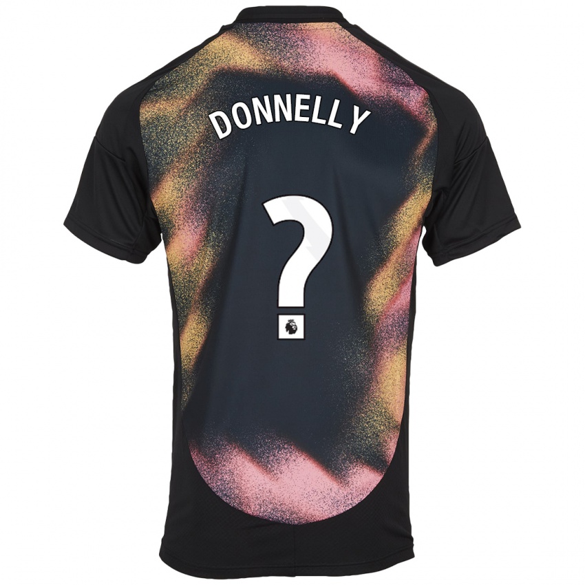 Homme Maillot Ryan Donnelly #0 Noir Blanc Tenues Extérieur 2024/25 T-Shirt Belgique