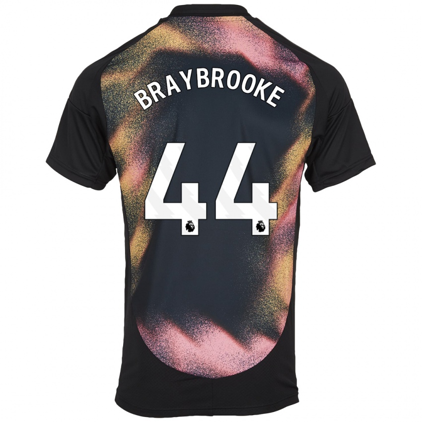 Homme Maillot Sammy Braybrooke #44 Noir Blanc Tenues Extérieur 2024/25 T-Shirt Belgique