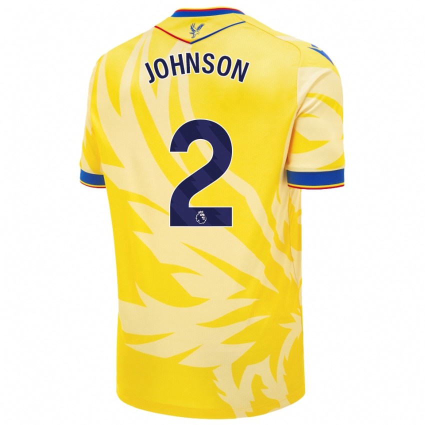 Homme Maillot Annabel Johnson #2 Jaune Tenues Extérieur 2024/25 T-Shirt Belgique