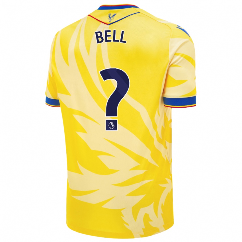 Homme Maillot Freddie Bell #0 Jaune Tenues Extérieur 2024/25 T-Shirt Belgique