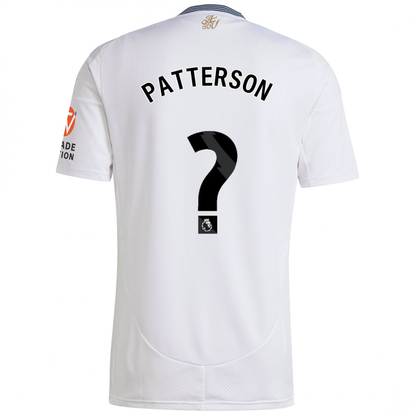 Herren Travis Patterson #0 Weiß Auswärtstrikot Trikot 2024/25 T-Shirt Belgien