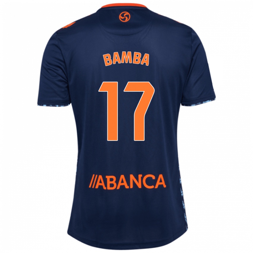 Homme Maillot Jonathan Bamba #17 Bleu Marine Tenues Extérieur 2024/25 T-Shirt Belgique