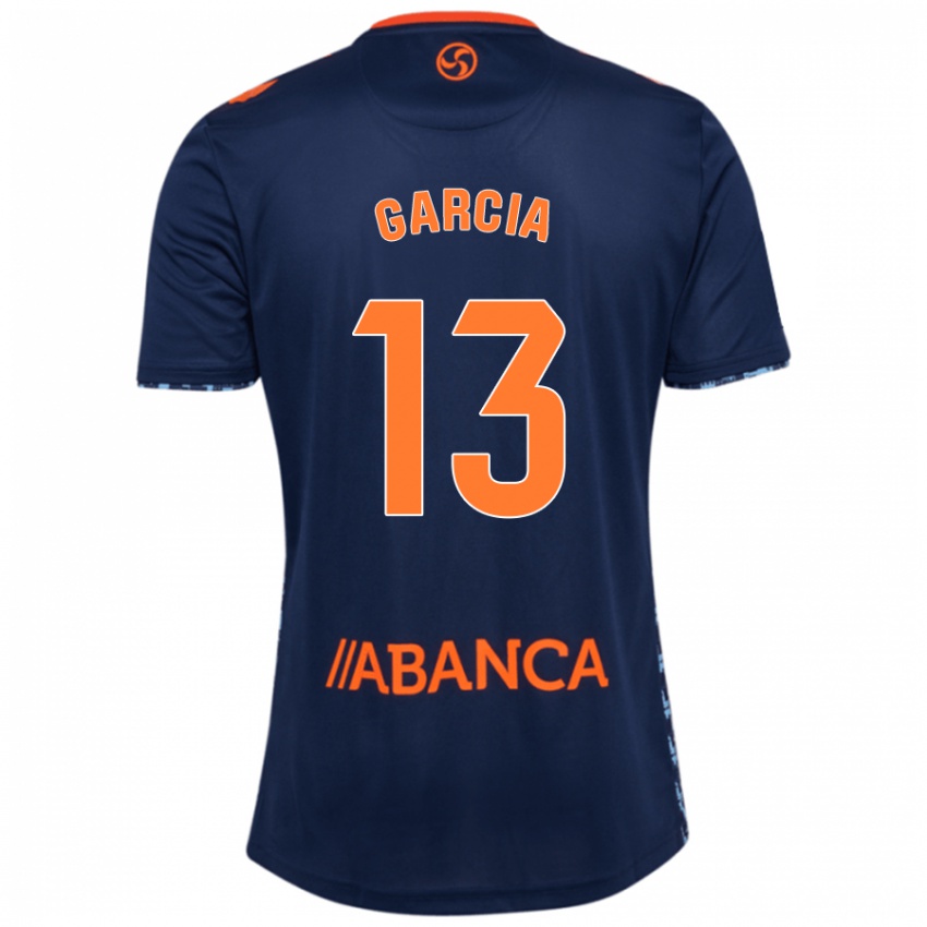 Homme Maillot Raul Garcia #13 Bleu Marine Tenues Extérieur 2024/25 T-Shirt Belgique