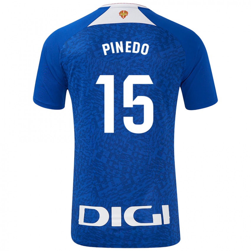 Homme Maillot Clara Pinedo Castresana #15 Bleu Roi Tenues Extérieur 2024/25 T-Shirt Belgique