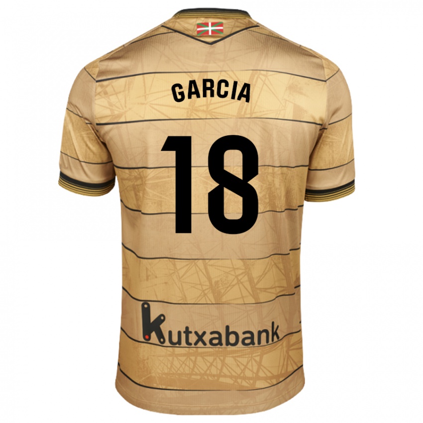 Herren Eder García #18 Braun Auswärtstrikot Trikot 2024/25 T-Shirt Belgien