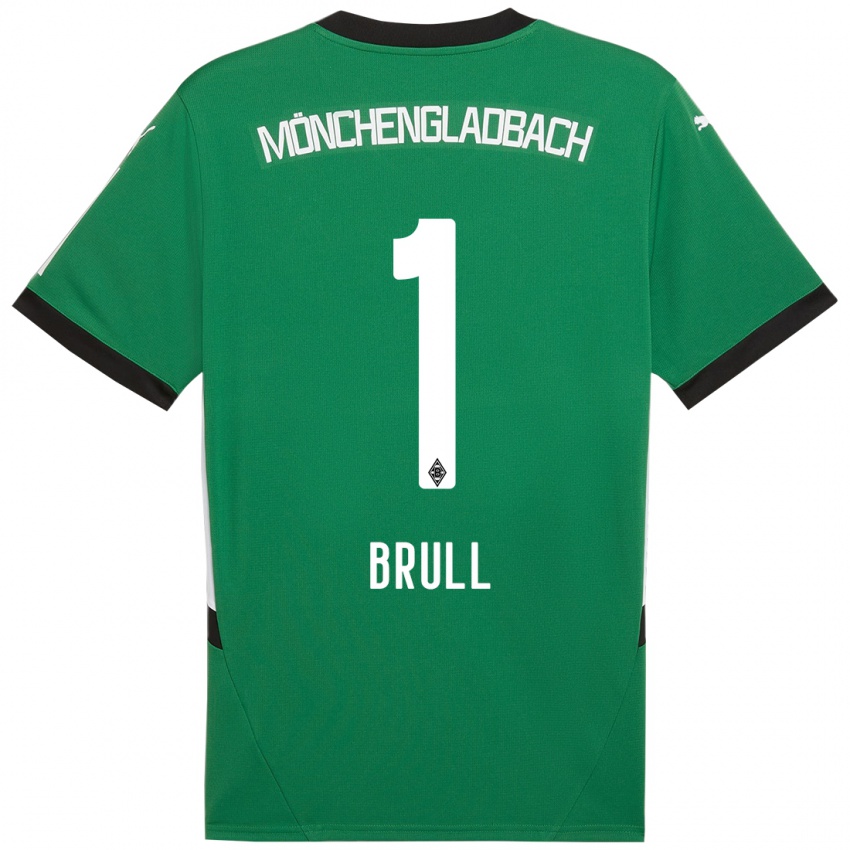 Heren Maximilian Brüll #1 Groen Wit Uitshirt Uittenue 2024/25 T-Shirt België