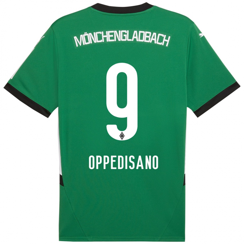 Heren Valentina Oppedisano #9 Groen Wit Uitshirt Uittenue 2024/25 T-Shirt België