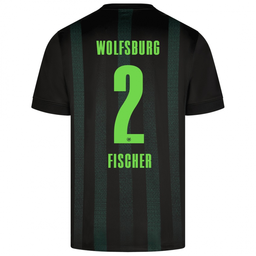 Heren Kilian Fischer #2 Donkergroen Uitshirt Uittenue 2024/25 T-Shirt België