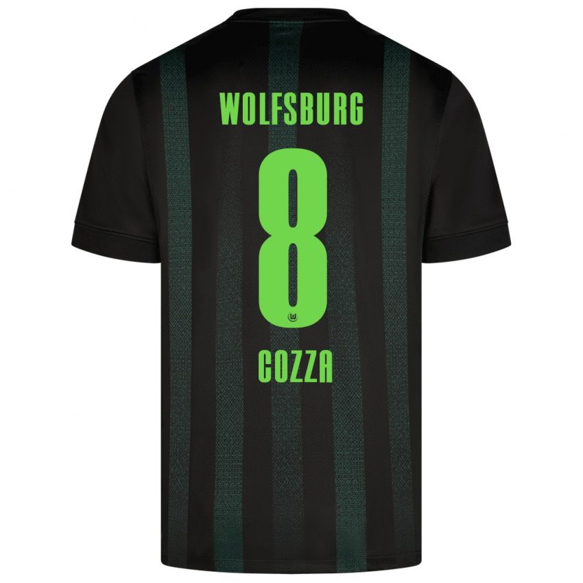 Herren Nicolas Cozza #8 Dunkelgrün Auswärtstrikot Trikot 2024/25 T-Shirt Belgien