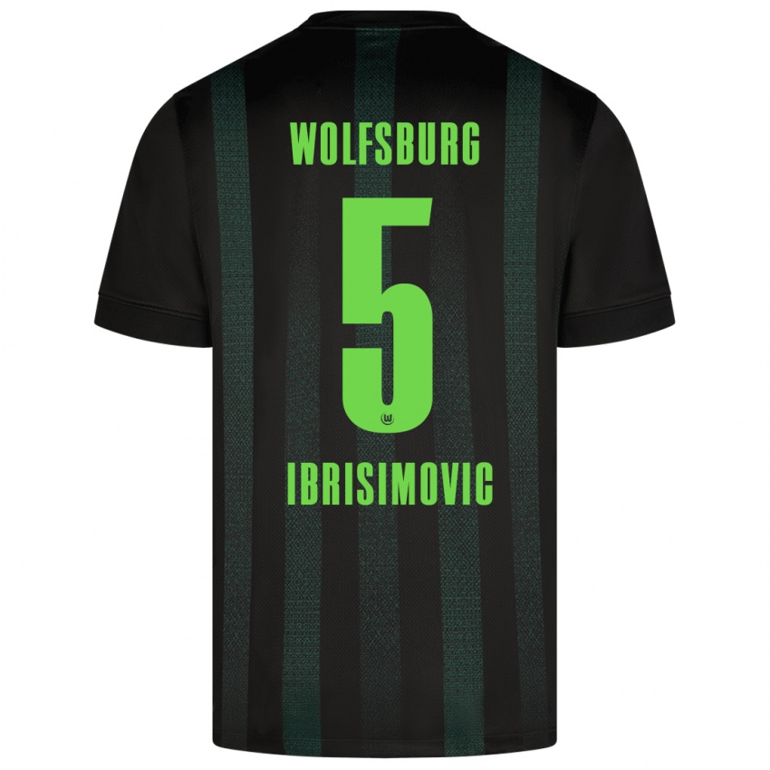 Heren Amar Ibrisimovic #5 Donkergroen Uitshirt Uittenue 2024/25 T-Shirt België