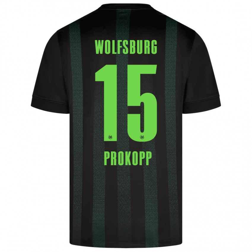 Heren Oskar Prokopp #15 Donkergroen Uitshirt Uittenue 2024/25 T-Shirt België