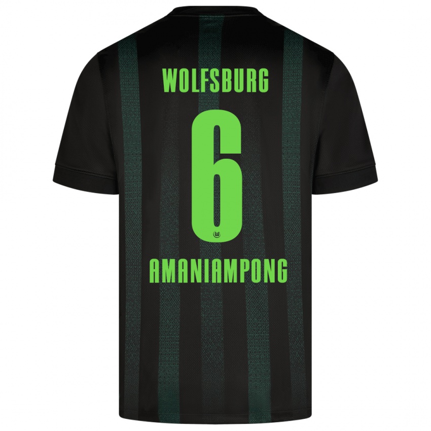 Heren Marces Amaniampong #6 Donkergroen Uitshirt Uittenue 2024/25 T-Shirt België