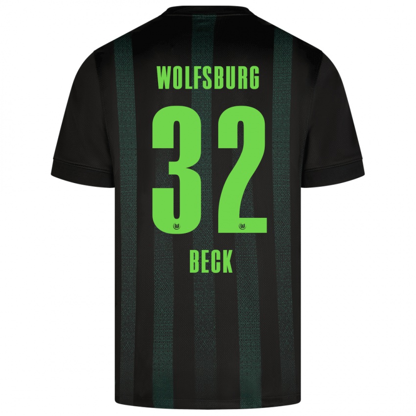 Heren Kiara Beck #32 Donkergroen Uitshirt Uittenue 2024/25 T-Shirt België