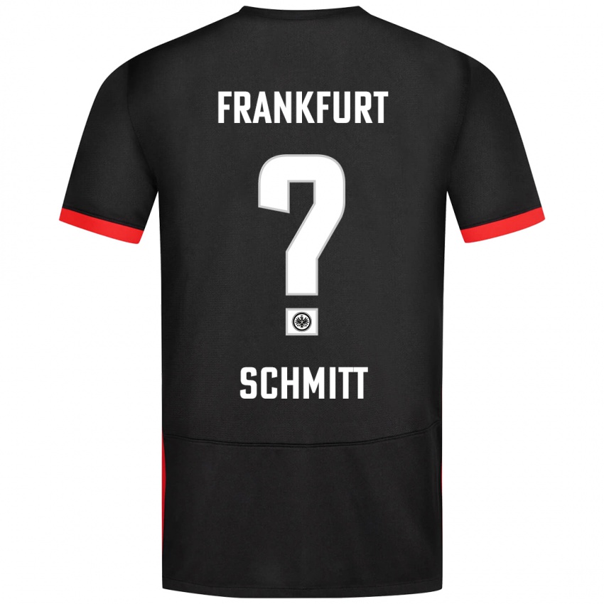 Heren Jonathan Schmitt #0 Zwart Uitshirt Uittenue 2024/25 T-Shirt België