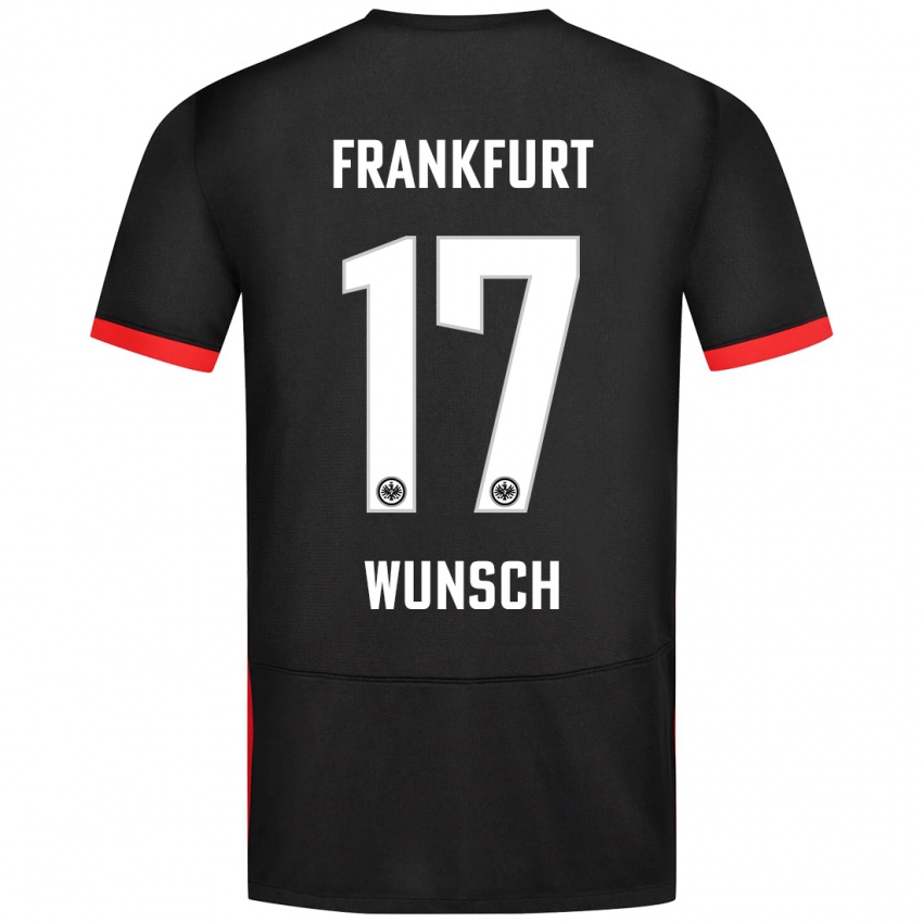 Heren Paul Wünsch #17 Zwart Uitshirt Uittenue 2024/25 T-Shirt België