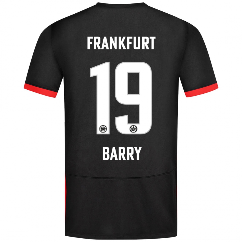 Heren Jasha Barry #19 Zwart Uitshirt Uittenue 2024/25 T-Shirt België