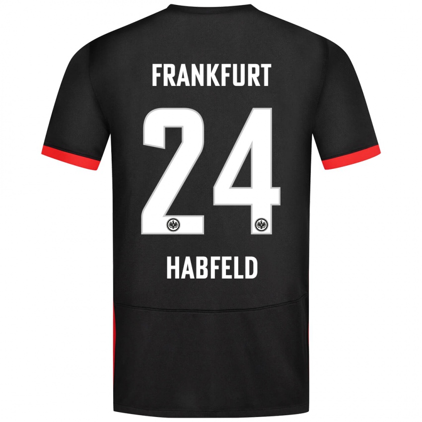 Heren Josef Haßfeld #24 Zwart Uitshirt Uittenue 2024/25 T-Shirt België