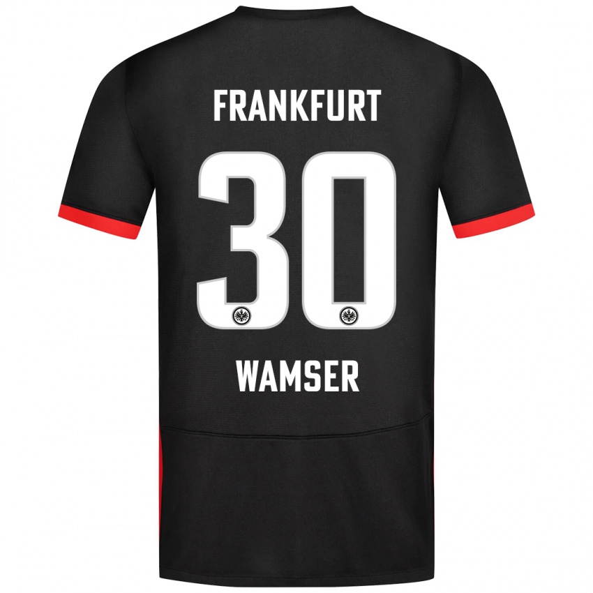 Heren Carlotta Wamser #30 Zwart Uitshirt Uittenue 2024/25 T-Shirt België