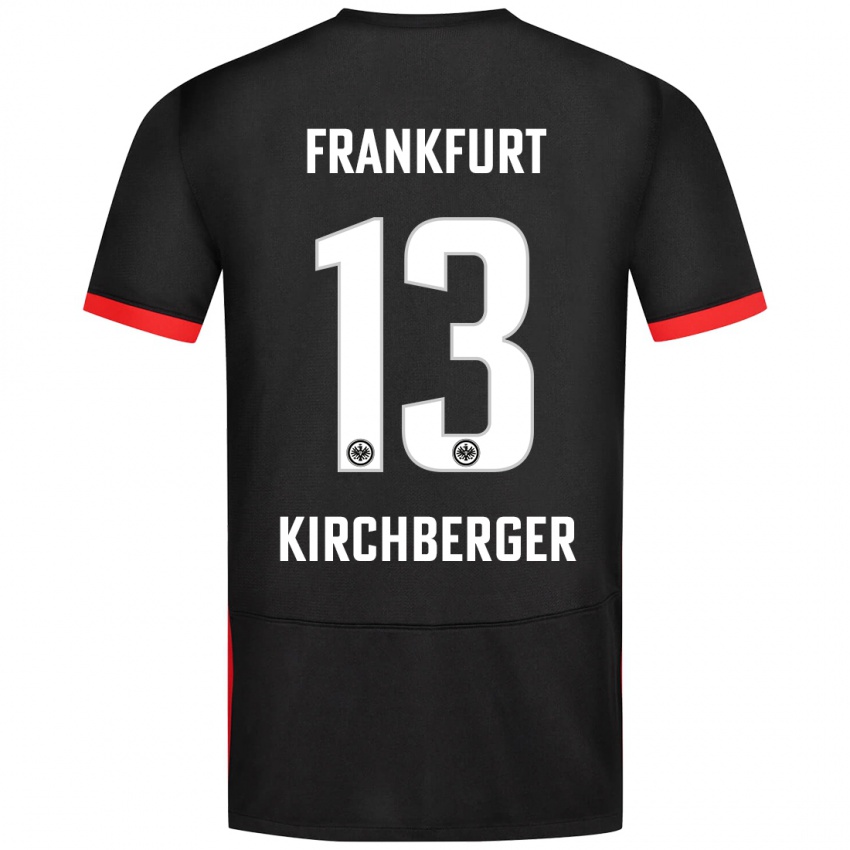 Heren Virginia Kirchberger #13 Zwart Uitshirt Uittenue 2024/25 T-Shirt België