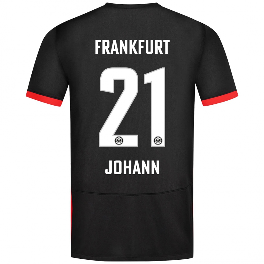 Heren Hannah Johann #21 Zwart Uitshirt Uittenue 2024/25 T-Shirt België