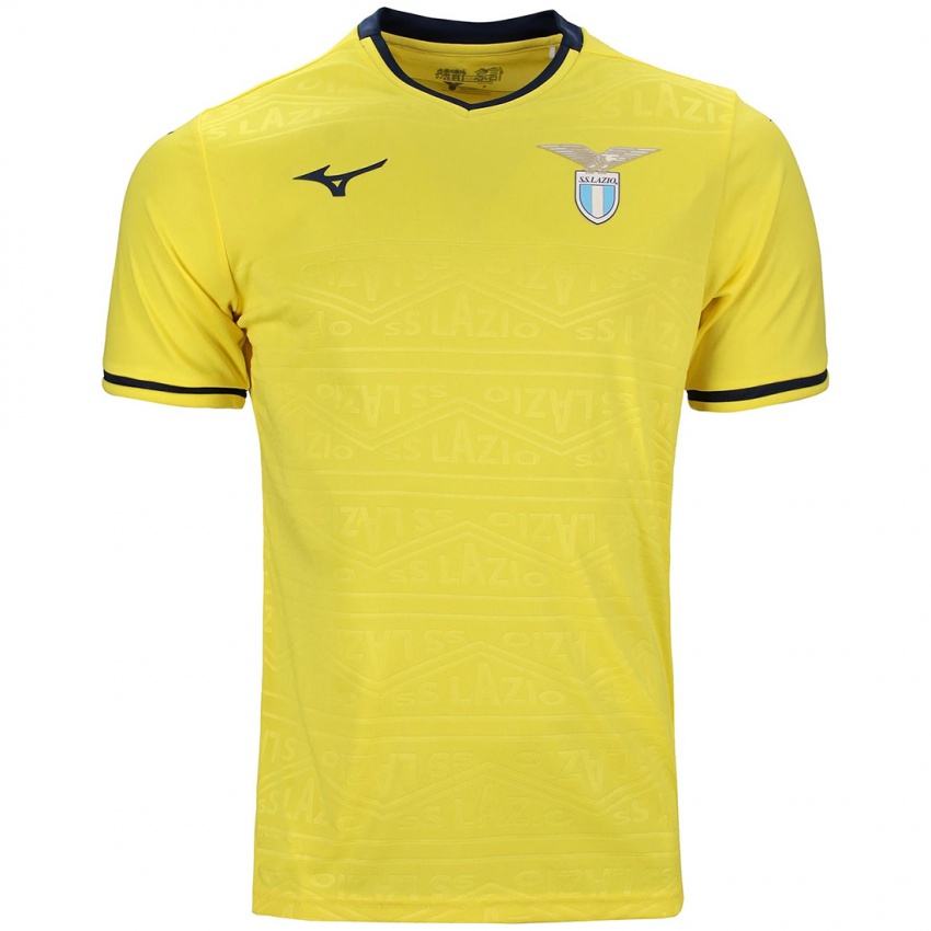 Homme Maillot Chiara Vigliucci #18 Jaune Tenues Extérieur 2024/25 T-Shirt Belgique