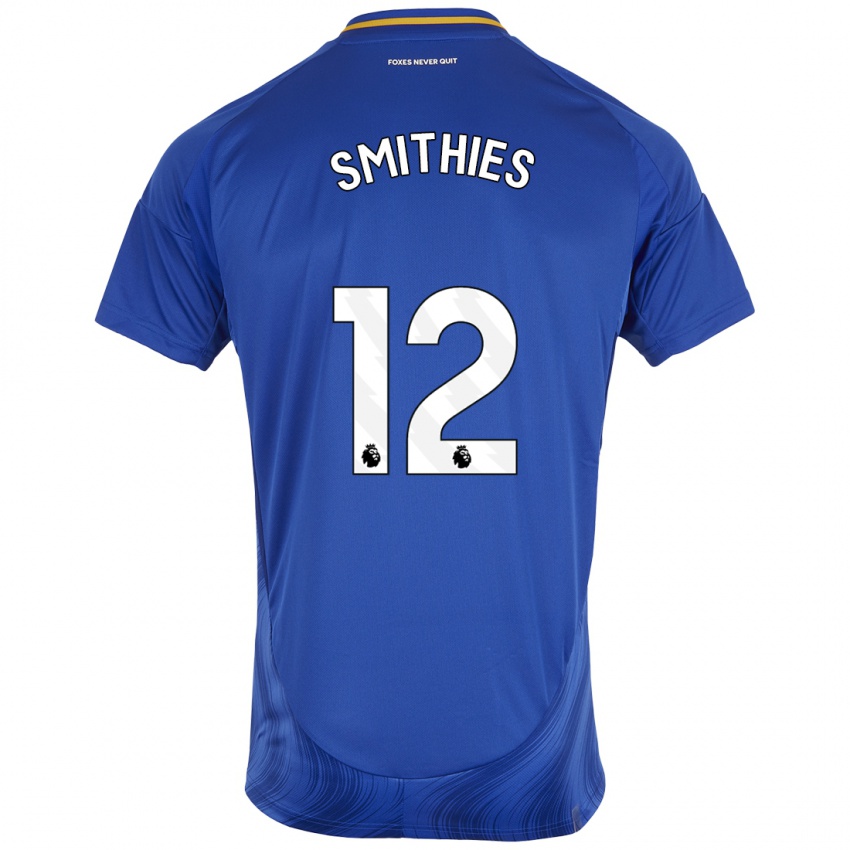 Dames Alex Smithies #12 Blauw Wit Thuisshirt Thuistenue 2024/25 T-Shirt België