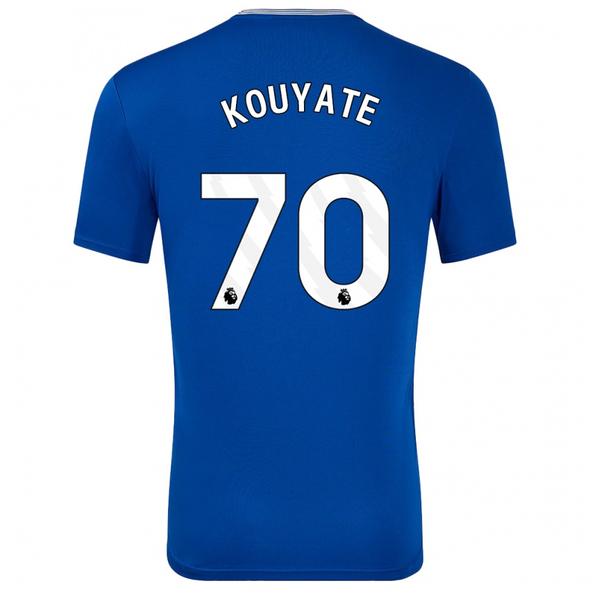 Femme Maillot Katia Kouyate #70 Bleu Avec Tenues Domicile 2024/25 T-Shirt Belgique