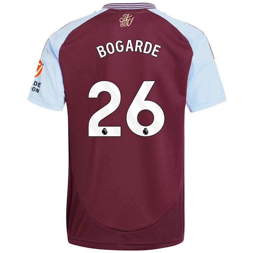 Dames Lamare Bogarde #26 Bordeaux Hemelsblauw Thuisshirt Thuistenue 2024/25 T-Shirt België