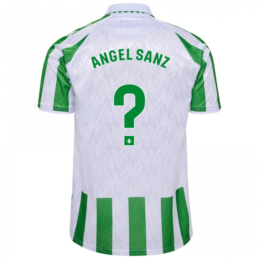 Dames Miguel Ángel Sanz #0 Groen Witte Strepen Thuisshirt Thuistenue 2024/25 T-Shirt België