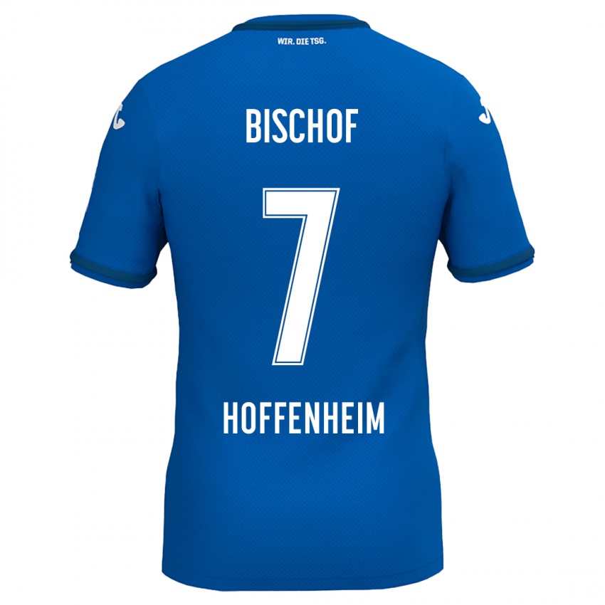 Damen Tom Bischof #7 Königsblau Heimtrikot Trikot 2024/25 T-Shirt Belgien