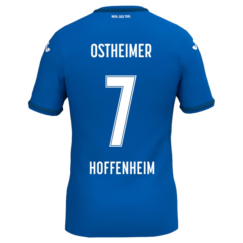 Damen Nevio Ostheimer #7 Königsblau Heimtrikot Trikot 2024/25 T-Shirt Belgien