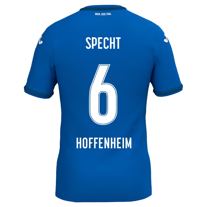 Damen Michaela Specht #6 Königsblau Heimtrikot Trikot 2024/25 T-Shirt Belgien