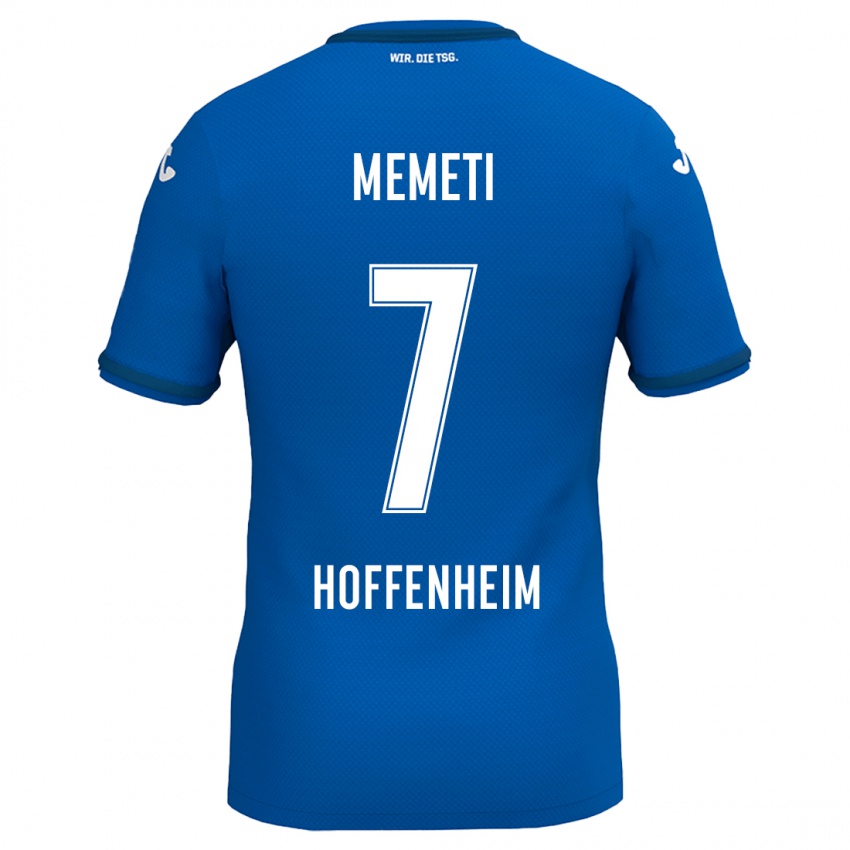 Damen Erëleta Memeti #7 Königsblau Heimtrikot Trikot 2024/25 T-Shirt Belgien