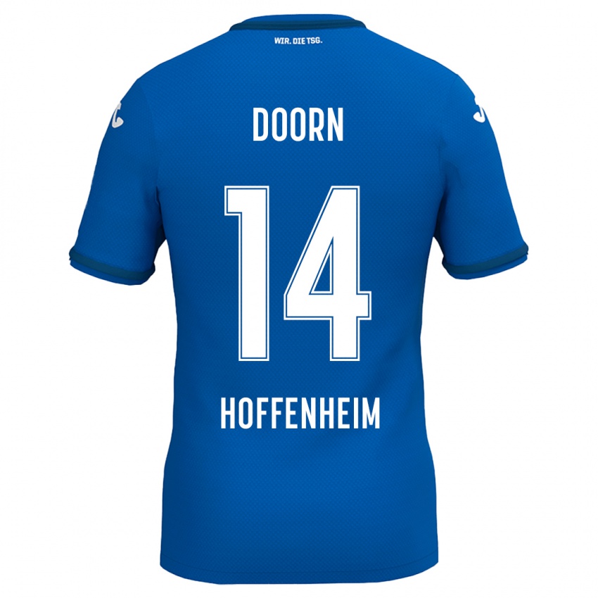 Damen Lisa Doorn #14 Königsblau Heimtrikot Trikot 2024/25 T-Shirt Belgien