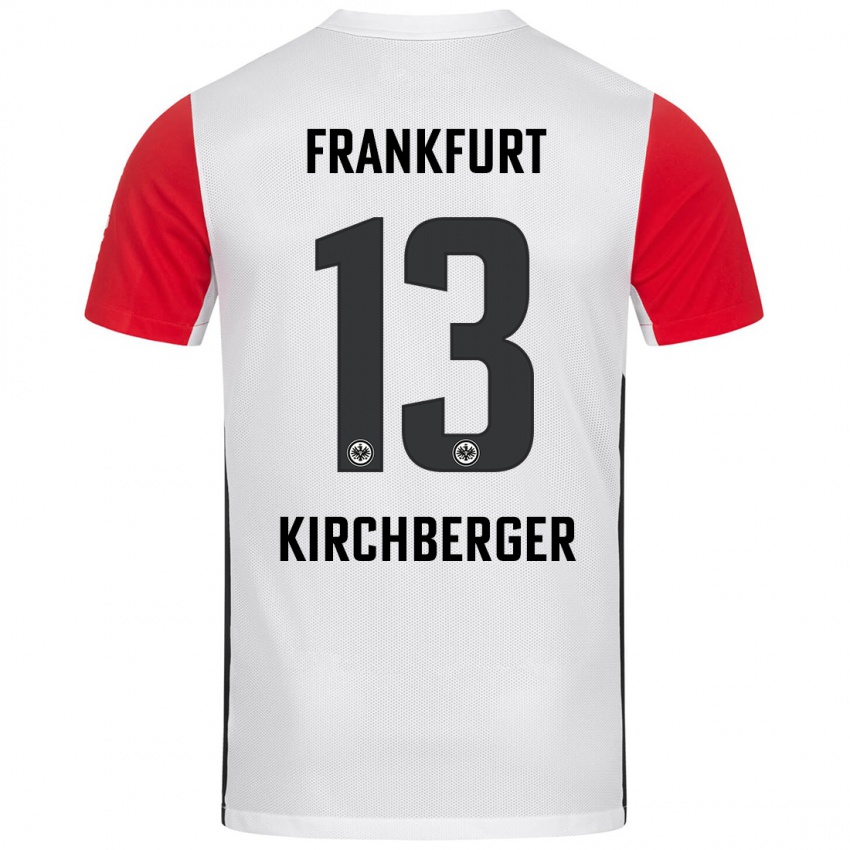 Damen Virginia Kirchberger #13 Weiß Rot Heimtrikot Trikot 2024/25 T-Shirt Belgien